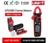 UNI-T pince multimètre numérique UT210E UT210D courant alternatif Mini pince multimètre True RMS pince ampèremètre UT210C gamme automatique UT210C