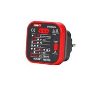 UNI-T Testeur de prises UT07B-EU Série UT07 – RCD, Prise UE, 230 V 50/60 Hz