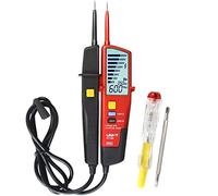 UNI-T UT18D Testeur de tension et de continuité imperméable Testeur de tension de plage automatique avec test RCD et rotation de phase, éclairage intégré