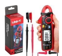 UNI-T UT210E Mini pince multimètre numérique 100 A AC/DC courant tension True RMS pince ampèremètre résistance capacité testeur diode multimètre avec pince crocodile pour usage domestique