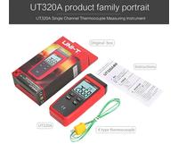 Uni-T Ut320a Ut320d Thermomètre Numérique Mini Thermocouple À Double Contact Type K J Testeur De Compteur Haute Température-50 °C À 1200 °C - Type Ut320a