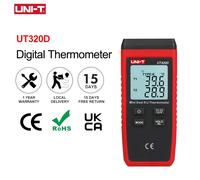 UNI-T UT320D K/J Thermomètre à thermocouple UT320A Mini compteur de température numérique-50 ~ 1200 ℃ Thermomètres de type contact UT320A