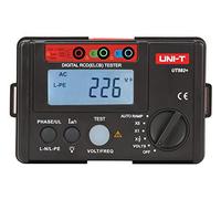 Uni-T Testeur RCD (ELCB) numérique UT582+ - AUTO RAMP, buzzer de mauvaise opération