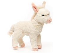 Uni-Toys Âne baroque blanc, debout, 30 cm (hauteur), âne en peluche, doudou