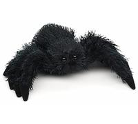 Uni-Toys - Araignée Noire - 15 cm (Longueur) - Araignée en Peluche - Doudou Noir