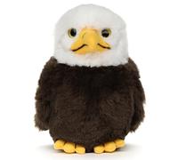 Uni-Toys - Bébé Aigle à tête Blanche - 17 cm (Hauteur) - Oiseau en Peluche, Aigle - Doudou