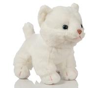 Uni-Toys - Bébé Chat (Blanc), Debout - 13 cm (Hauteur) - Chaton en Peluche - Doudou - HT-30301