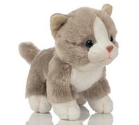 Uni-Toys - Bébé Chat (Gris), Debout - 13 cm (Hauteur) - Chaton en Peluche - Doudou - HT-30305