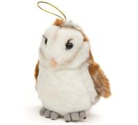 Uni-Toys - Bébé Chouette effraie - 12 cm (Hauteur) - Oiseau en Peluche, Chouette - Peluche