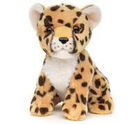 Uni-Toys - Bébé guépard Assis - 18 cm (Hauteur) - Peluche