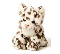 Uni-Toys - Bébé léopard des neiges Assis - 19 cm (Hauteur) - Animal Sauvage en Peluche, léopard - Peluche, Doudou