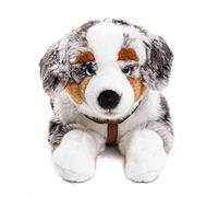Uni-Toys - Berger australien avec harnais - 63 cm (longueur) - Chien - Peluche
