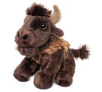 Uni-Toys - Bison Plushie - 13 cm (Hauteur) - Peluche Buffle, Wisent, bœuf - Doudou