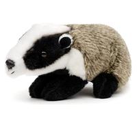 Uni-Toys - Blaireau Debout - 17 cm (Longueur) - Peluche Animal de la forêt - Peluche, Doudou