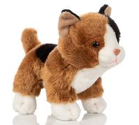 Uni-Toys - Chat Enfant (Tricolore), Debout - 13 cm (Hauteur) - Chaton de Fortune, Calico - Peluche, Peluche, HT-30304