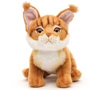 Uni-Toys - Chat Maine Coon Assis (Marron) - 18 cm (Hauteur) - Chat en Peluche - Doudou