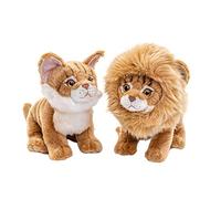 Uni-Toys - Chat Maine Coon avec Crinière de Lion Amovible - 20 cm (Hauteur) - Peluche, Doudou