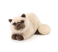 Uni-Toys - Chat Persan Beige, couché - 31 cm (Longueur) - Chat en Peluche - Peluche, Doudou