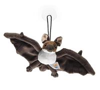 Uni-Toys - Chauve-Souris, Petite - Marron-Blanc - avec Ventouse - 23 cm (Largeur) - Peluche, Doudou