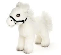 Uni-Toys Cheval Debout, Blanc (sans sellette) - 23 cm (Longueur) - Peluche, Doudou