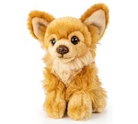 Uni-Toys Chihuahua Marron, Assise - 18 cm (Longueur) - Chien en Peluche - Peluche