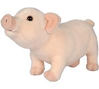 Uni-Toys - Cochon Rose - 28 cm (Longueur) - Porc, Animal de la Ferme - Peluche, Doudou