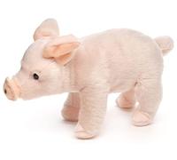 Uni-Toys - Cochon Rose, Debout - 23 cm (Longueur) - Peluche Cochon - Porcinet - Doudou