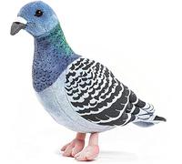 Uni-Toys - Colombe Bleu/Gris- 20 cm (Hauteur) - Oiseau - Peluche, Doudou
