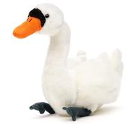 Uni-Toys Cygne - 16 cm (Longueur) - Oiseau en Peluche - Doudou