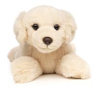 Uni-Toys Eco-Line Golden Retriever, couché, 29 cm (Longueur), Chien, Peluche, Doudou