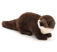 Uni-Toys Eco-Line Loutre Debout en Peluche 100% recyclée Longueur 25 cm