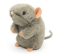 Uni-Toys - Eco-Line - Souris Grise, Debout - en matériau 100% recyclé - 15 cm (Hauteur) - Souris en Peluche - Doudou