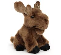 Uni-Toys - Élan Assis - 20 cm (Hauteur) - Peluche cerf - Doudou