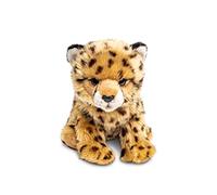 Uni-Toys - Garçon guépard Assis - 22 cm (Hauteur) - Animal Sauvage en Peluche - Doudou