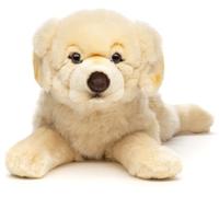Uni-Toys - Golden Retriever, couché, sans Harnais, 60 cm (Longueur), Chien en Peluche, Doudou