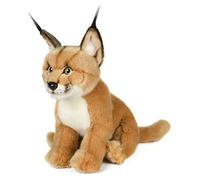 Uni-Toys - Karakal, assis - 30 cm (hauteur) - chat en peluche, lynx, caracal - peluche, doudou