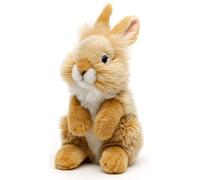 Uni-Toys - Lapin Angora Beige, Debout - 18 cm (Hauteur) - Peluche Lapin, Doudou