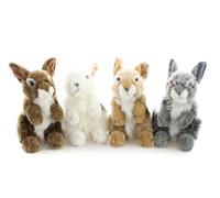 Uni Toys Lapin lapin assis marron clair