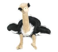 Uni-Toys - Marionnette à Main en Autruche - 33 cm (Hauteur) - Oiseau en Peluche - Doudou