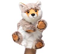 Uni-Toys - Marionnette Renard (Marron chiné) - 25 cm (Hauteur) - Peluche