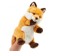 Uni-Toys - Marionnette Renard Roux Classique - 28 cm (Hauteur) - Poupée en Peluche, Renard - Peluche