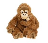 Uni-Toys - Orang-outan avec Bébé, Assis - 30 cm (Hauteur) - Singe en Peluche - Peluche, Doudou Uni-Toys - Orang-outan avec Bébé, Assis - 30 cm (Hauteur) - Singe en Peluche - Peluche, Doudou