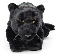 Uni-Toys - Panthère Noire, couchée - 44 cm (Longueur) - Peluche Sauvage - Doudou