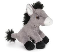 Uni-Toys - Peluche âne Assis - 14 cm (Hauteur) - Doudou