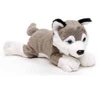 Uni-Toys Peluche Husky (sans Laisse) - 22 cm (Longueur) - Chien en Peluche, Animal de Compagnie - Doudou