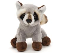 Uni-Toys - Peluche Raton Laveur (Gris) - 15 cm (Longueur) - Ours en Peluche - Doudou