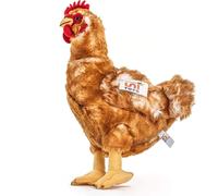 Uni-Toys - Poule marron - 37 cm (hauteur) - Poulet en peluche, oiseau - Peluche, doudou
