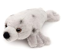 Uni-Toys - Robbe Plushie (Gris à Pois) - 19 cm (Longueur) - Peluche Phoque, Phoque - Peluche, Doudou