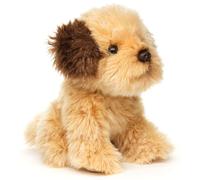 Uni-Toys - Shih Tzu Doodle, Assis - 18 cm (Hauteur) - Shih-Poo, Chien en Peluche - Doudou