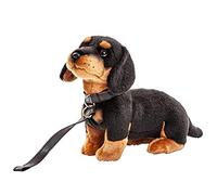 Uni-Toys - Teckel (avec Laisse) - 27 cm (Longueur) - Chien en Peluche - Peluche, Doudou